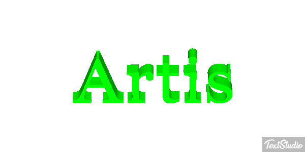 Artis Texteffekt