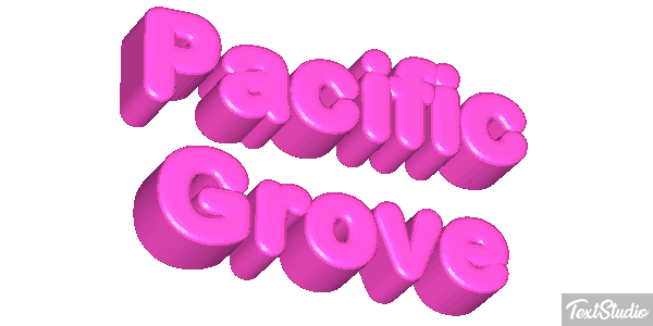 Pacific Grove Texteffekt