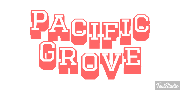Pacific Grove Texteffekt