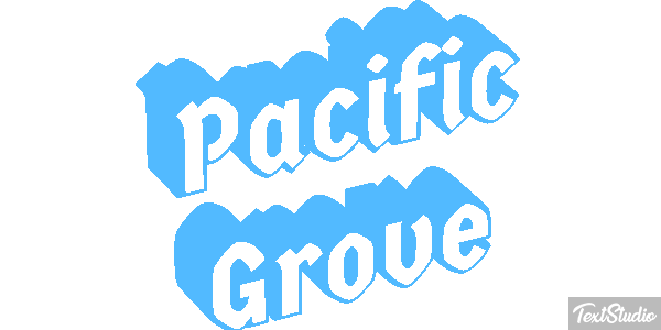 Pacific Grove Texteffekt