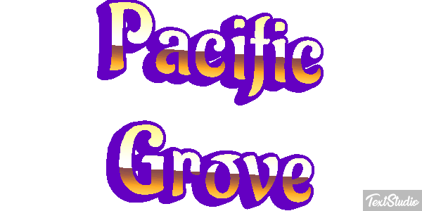 Pacific Grove Texteffekt