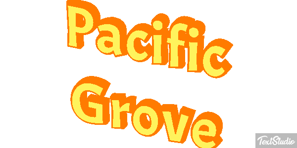 Pacific Grove Texteffekt
