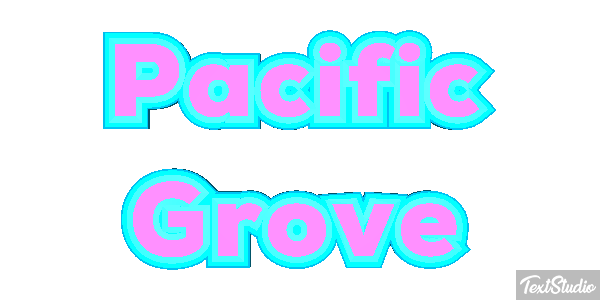 Pacific Grove Texteffekt