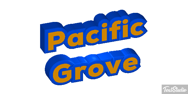 Pacific Grove Texteffekt