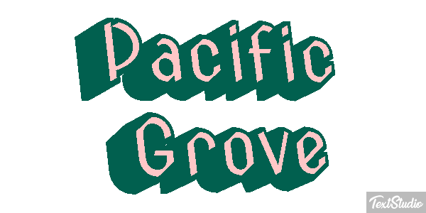 Pacific Grove Texteffekt