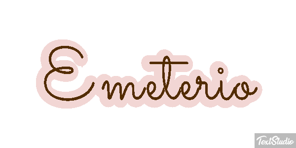 Emeterio Текстовый эффект