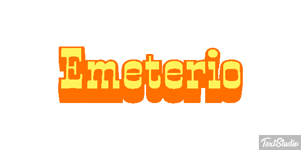Emeterio Текстовый эффект