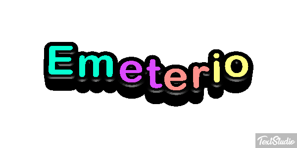 Emeterio Текстовый эффект