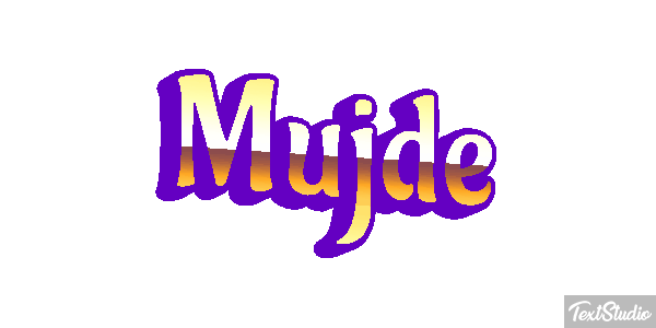 Müjde Efeito do texto