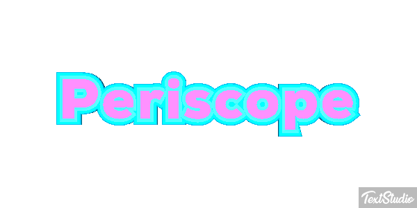 Periscope Effet de texte