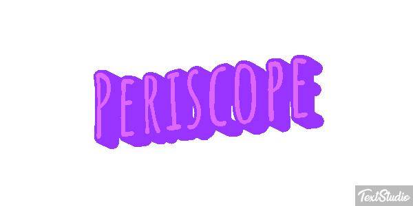 Periscope Effet de texte
