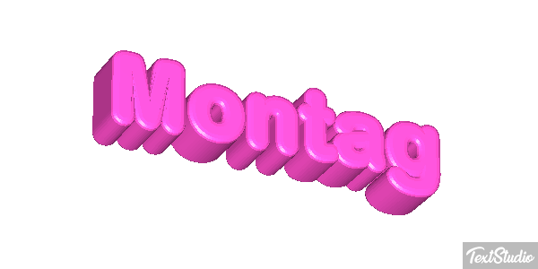 Montag Texteffekt