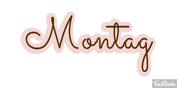 Montag Texteffekt