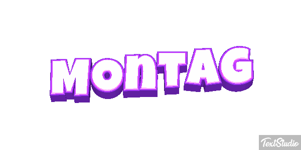 Montag Texteffekt