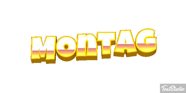 Montag Texteffekt