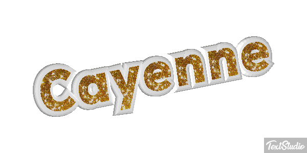Cayenne Text effect