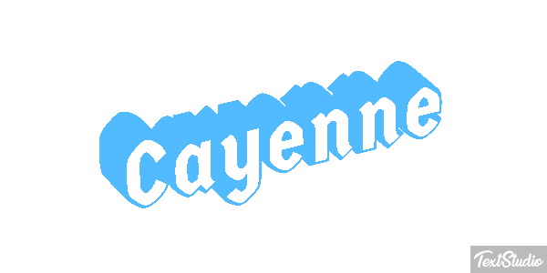 Cayenne Text effect