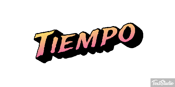 Tiempo Effetto testo