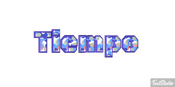 Tiempo Effetto testo