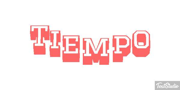 Tiempo Effetto testo