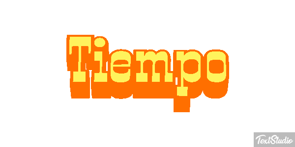 Tiempo Effetto testo