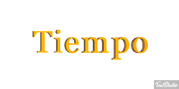 Tiempo Effetto testo