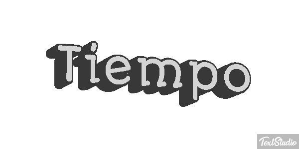 Tiempo Effetto testo
