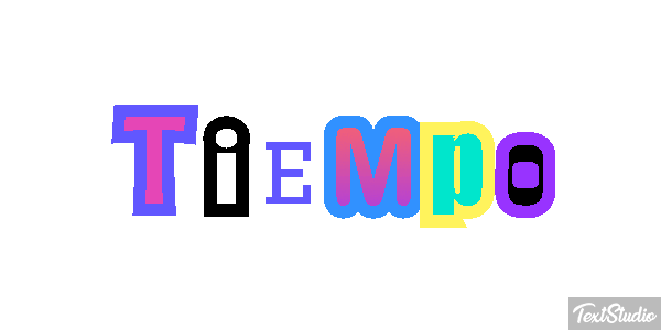 Tiempo Effetto testo