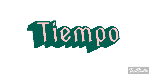 Tiempo Effetto testo