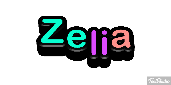 Zelia Effetto testo