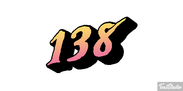 138 Text effect