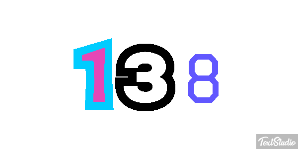 138 Text effect