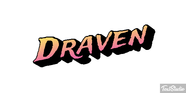 Draven Text effect