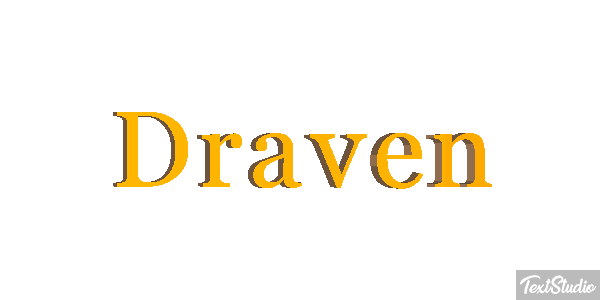 Draven Text effect
