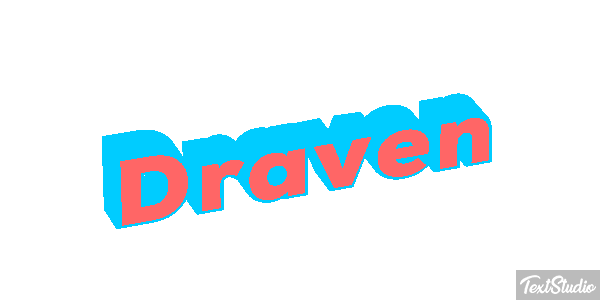 Draven Text effect