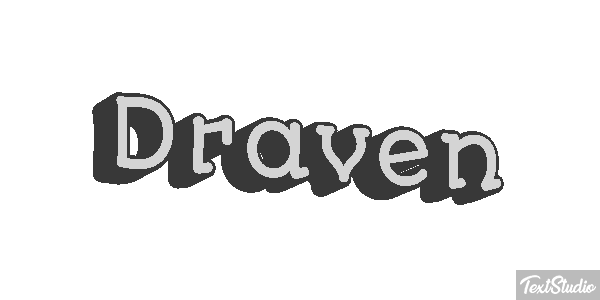 Draven Text effect