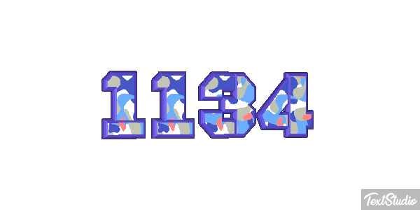 1134 Text effect