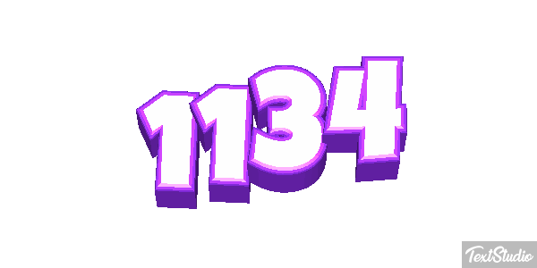 1134 Text effect