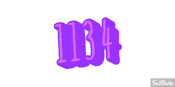 1134 Text effect