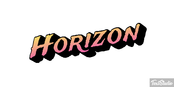 Horizon Efekt tekstowy