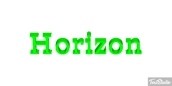 Horizon Efekt tekstowy