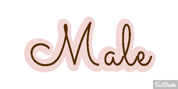 Male Efecto de texto