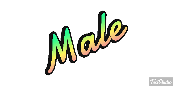 Male Efecto de texto