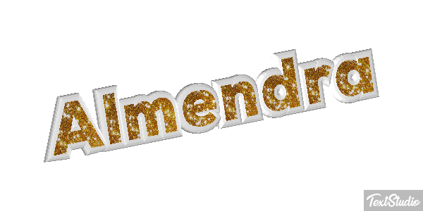 Almendra Tekst effect