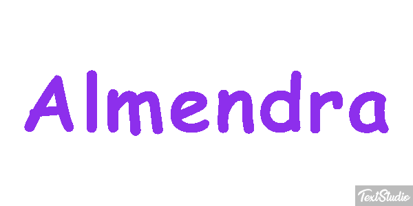 Almendra Tekst effect