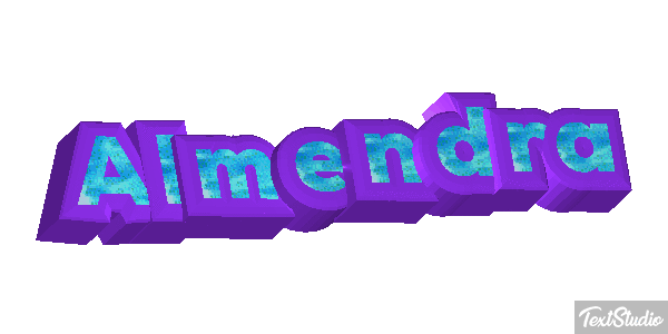 Almendra Tekst effect