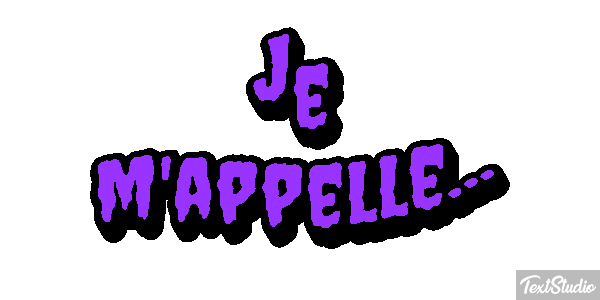 Je m'appelle... Effet de texte