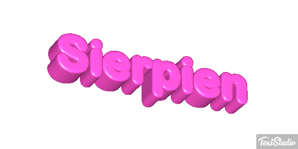 Sierpień テキスト効果