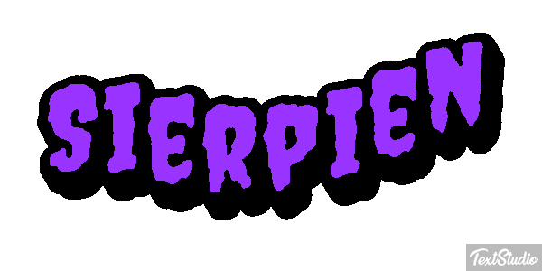 Sierpień テキスト効果