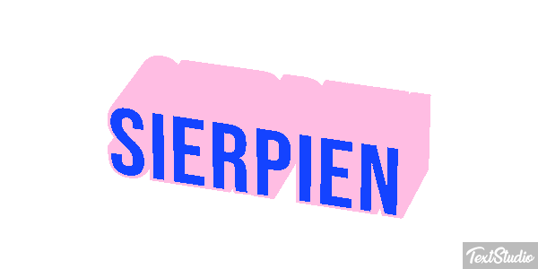 Sierpień テキスト効果